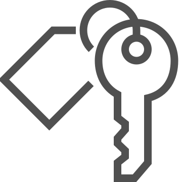 Access, key, keychain icon