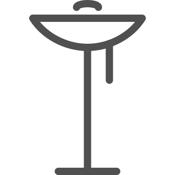 Floor lamp, furniture, home decor icon