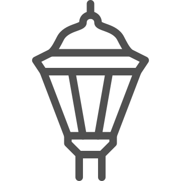 Illumination, lamp, lantern icon