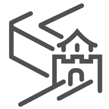 Ancient architecture, architecture, asian history icon