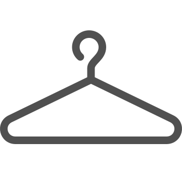 Clothes, dry cleaning, hanger icon