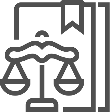 Balance, court, justice icon