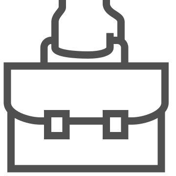 Attorney, briefcase, case icon