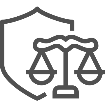 Balance, court, justice icon