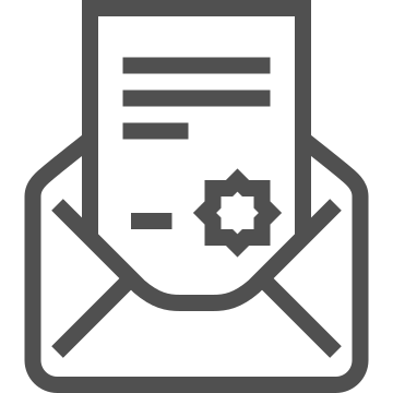 Authentication, certificate, document icon