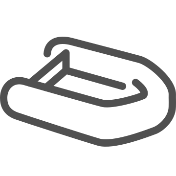 Equipment, lifeboat, marine icon