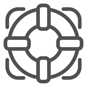 Lifebuoy, lifesaver, marine icon