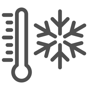 Cold, fabric care, freezing icon