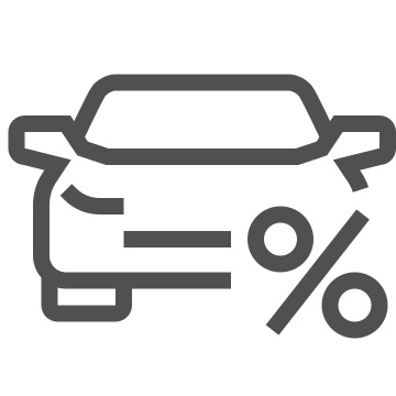 Borrowing, car, credit icon