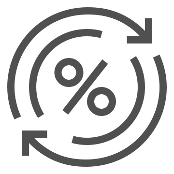 Borrow, credit, finance icon