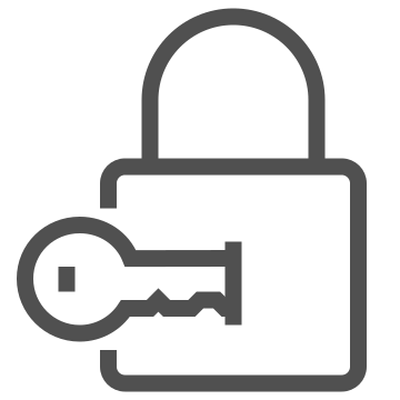 Key, lock, padlock icon