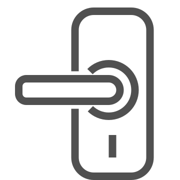 Access, door, keyhole icon