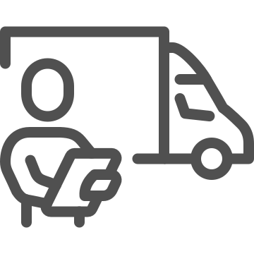 Cargo, check, delivery icon