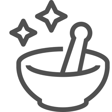Alchemy, cauldron, enchantment icon
