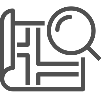 Directions, explore, location icon