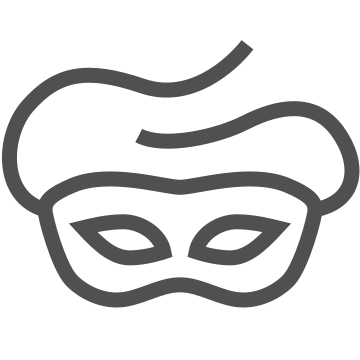 Carnival, celebration, costume icon