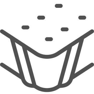 Mattress, cover, corner icon