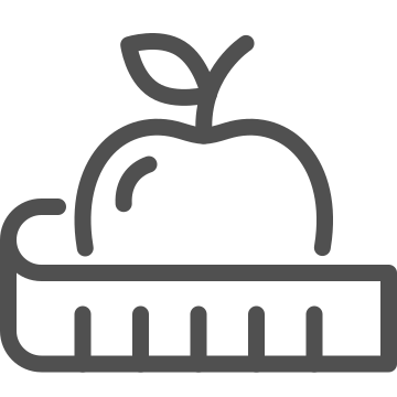 Apple, diet, food icon