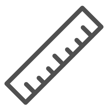 Length, measure, measurement icon
