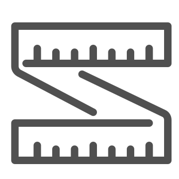 Length, measure, measurement icon
