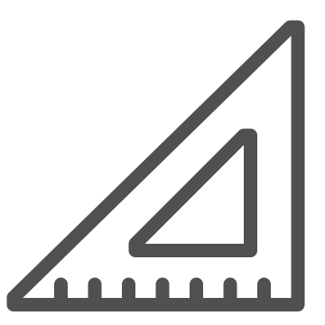 Angle, geometry, measure icon