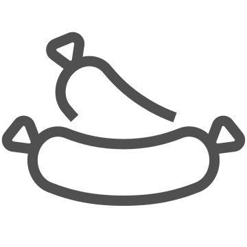 Butcher, food, meat icon