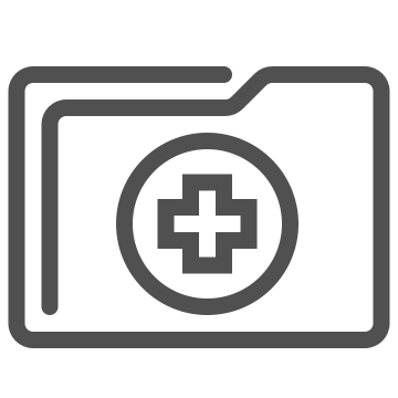 Care, cross, first aid icon