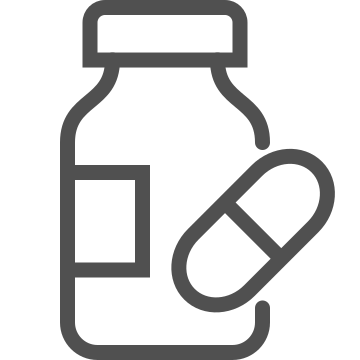 Bottle, capsule, healthcare icon