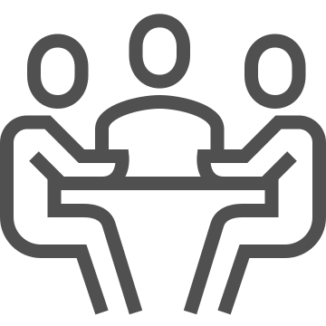 Business, collaboration, discussion icon