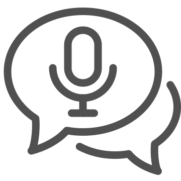 Message, audio, chat icon