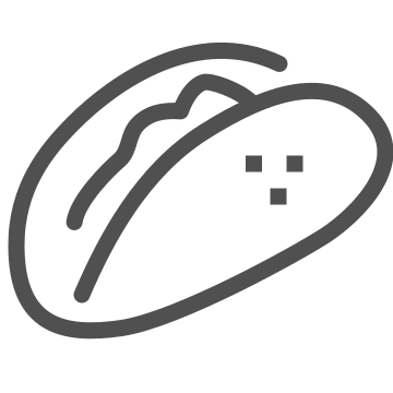 Cuisine, dinner, fast food icon