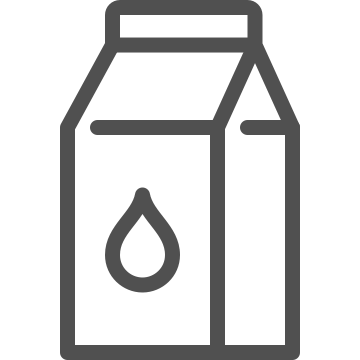 Beverage, carton, container icon