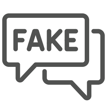 Alert, bubble, deception icon