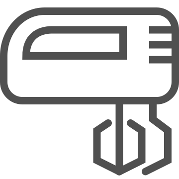 Baking, beater, electric mixer icon