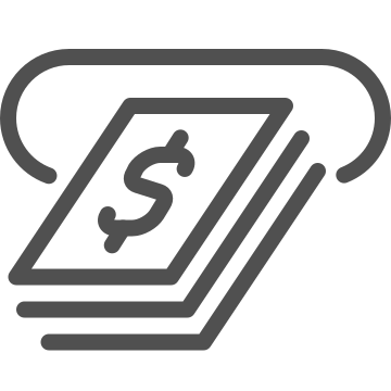 Banking, cash, currency icon