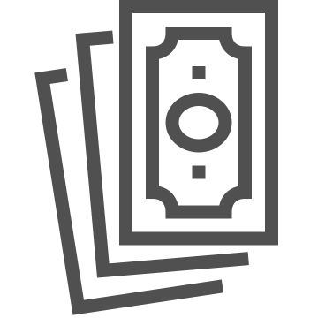 Bill, cash, currency icon