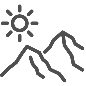 Adventure, hiking, mountains icon