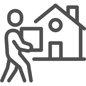 house, mover, moving