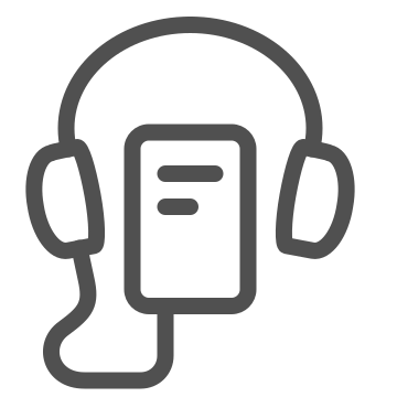 Audio guide, culture, exhibit icon