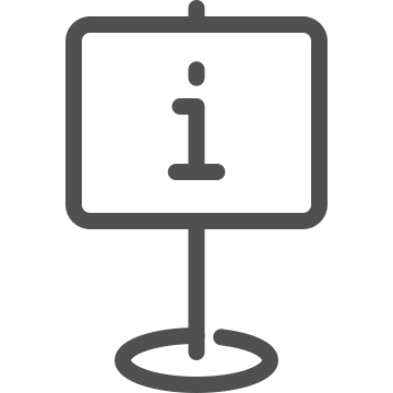 Assistance, details, directions icon