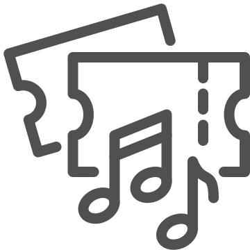 Event, festival, live icon