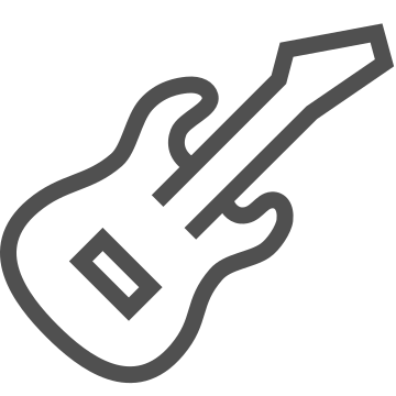 Concert, event, guitar icon
