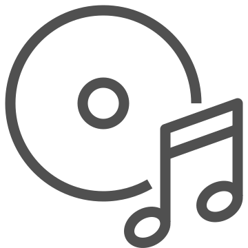 Audio, cd, disk icon