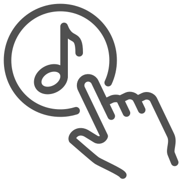 Audio, interactive, multimedia icon