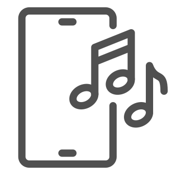 App, melody, mobile icon
