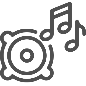Audio, music, note icon