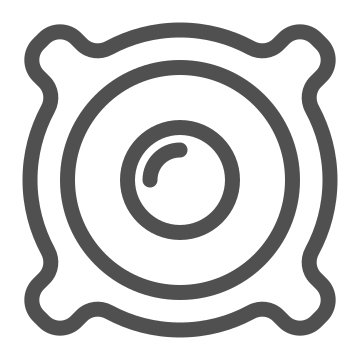 Amplification, audio, loudspeaker icon