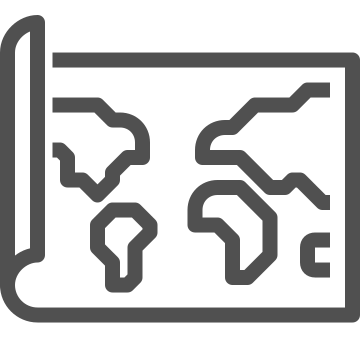 Direction, gps, location icon