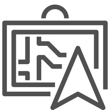 Compass, directions, gps icon