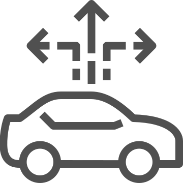 Directions, gps, location tracking icon